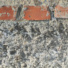 Papier peint panoramique - Format L - Trompe l'œil mur de briques - gros plan