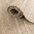 Tapis naturel en laine et jute Redwood marron velout - tapis enroul