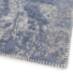 Tapis souple en tissu chenille recycl Montmartre bleu de Nmes - coin