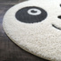 Tapis rond chambre d'enfants - Bébé Panda - Facile d'entretien - vue de près