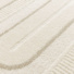 Tapis de salon courbe géométrique - Agosti - Écru et beige naturel - gros plan