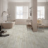 Sol Vinyle Interior - Imitation parquet chnescandinave blanchi - salle de bain