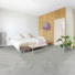 Sol Vinyle Textile - Imitation parquet btons rompus gris - chambre