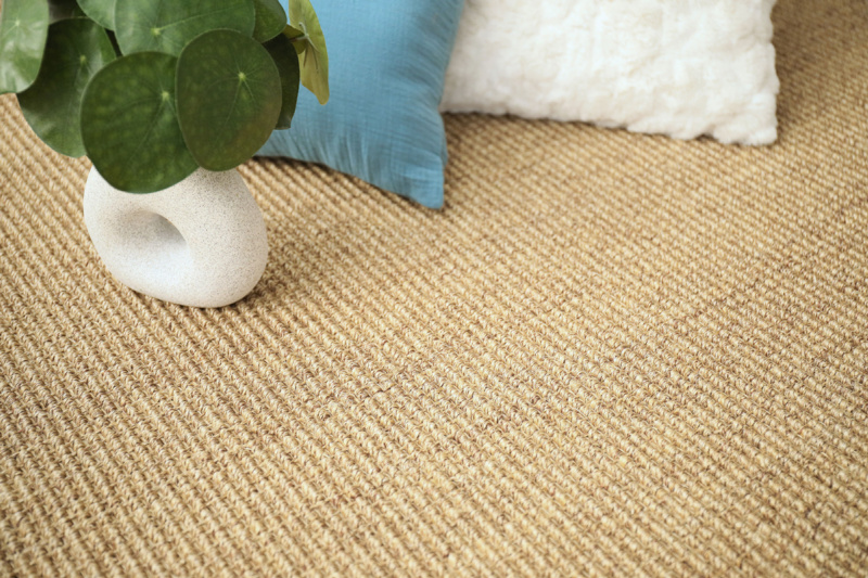 Sisal grosses boucles Cuba Orge en fibre végétale naturelle pour un sol authentique et chaleureux