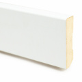 Plinthe blanche à peindre pour parquet contrecollé - 6 cm