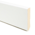 Plinthe blanche à peindre pour parquet contrecollé - 8 cm
