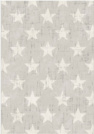 Tapis chambre d'enfant - Star Vintage - Gris clair