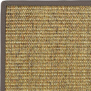 Tapis sisal Yucatan chaume - Galon marron