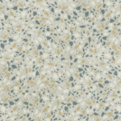 Sol Vinyle Textile - Relief 3D - Terrazzo granito - Gris et jaune