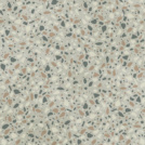 Chute de Sol Vinyle Textile - Relief 3D - Terrazzo granito - Gris et marron