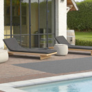 Chute de Tapis PVC - entre, couloir, salle de bain, terrasse - gris