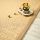 Visuel - Tapis Sisal - Tulum miel - Ganse lin Camel