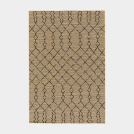 Tapis Salon / Terrasse - Scandinave - Marron beige et noir