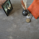Tapis sur mesure doux Hypnose marron brun - vue de loin