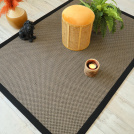 Visuel - Tapis naturel en Sisal - Slow bronze - Ganse noire