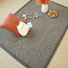 Tapis Laine et sisal - Caloundra grosses boucles gris - Ganse anthracite