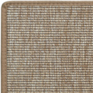 Tapis intérieur / extérieur Nusa - Beige - Galon beige foncé