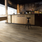 Sol Vinyle Textile - Black Edition 3D - Parquet chêne brun - bar