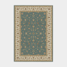 Tapis style persan en velours ras - Kiana - Vert antique