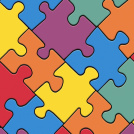 Tapis sur mesure Vinyle pour les enfants au motif Puzzle