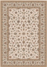 Tapis style persan en velours ras - Kiana - Beige antique