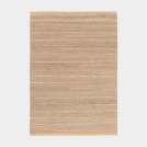 Tapis naturel en laine et jute - Redwood - Marron velout