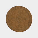 Tapis rond d'extrieur ou d'intrieur aspect naturel - Kira - Camel