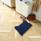Paillasson Coco Chat Miaou bleu