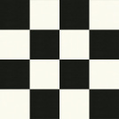 Sol PVC Best - Motif carrelage Damier Blanc Noir