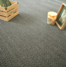 Chute de Sisal - Maya Chevron - Anthracite