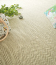 Chute de Sisal - Maya Chevron - Blanchi