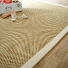 Tapis sisal - Kidara naturel - Ganse écru