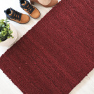 Le tapis sur mesure paillasson brosse coco 17 mm rouge, parfait pour le seuil d’entrée