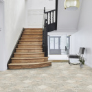 Sol PVC Best - Carreaux Art Déco - Crème et gris - Couloir