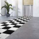 Moquette Stand imprimée damier marbré - événement