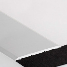 Barre de seuil de porte Romus adhésif 90 cm - Alu incolore - Extra plat - Proportion barre de seuil