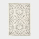 Tapis à motif floral oriental - Arabesque - Écru