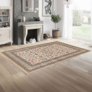 Tapis traditionnel floral - Mamie in love - Corail doux - salon