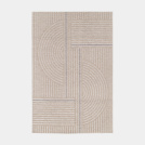 Tapis souple en matire recycle - New Line - Beige et crme