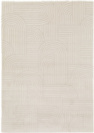 Tapis de salon - Small Circle Line - Beige et cru