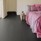 Sol Vinyle Résistance Pro - Parquet bois vintage peint - Noir - chambre