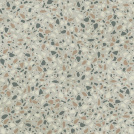 Sol Vinyle Textile - Relief 3D - Terrazzo granito - Gris et marron