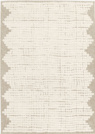 Tapis de salon en matire recycle - Ode  la vie - Beige et crme