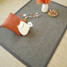 Tapis Laine et sisal - Caloundra grosses boucles gris - Ganse anthracite