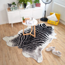 Tapis Peau de bête - Imitation Zèbre - Design - salon