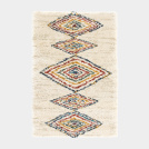 Tapis motif Berbère - Himalaya beige