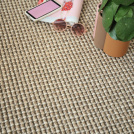 Laine et sisal - Caloundra grosses boucles - Beige