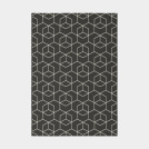 Tapis Graphique Essenza Noir - Cubes 3D