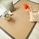 Visuel - Tapis Sisal - Tulum havane - Ganse chocolat