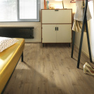 Sol Vinyle Link - Imitation parquet forestier - Bois foncé - chambre
